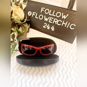 FURLA RED/ORANGE SUNGLASSES